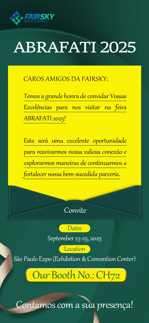 Fairsky Invites You to Join Us at ABRAFATI 2025 in S&atilde;o Paulo!